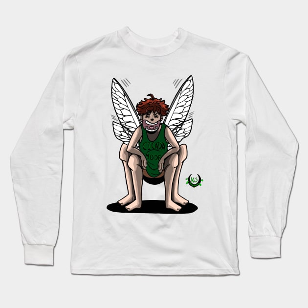 Cicada Mode by KrazySide Comics Long Sleeve T-Shirt by KrazySide Comics